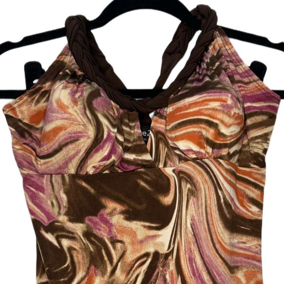 Y2k Marble Halter Top - Picture 2 of 8